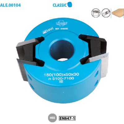 LEMAN Porte-outils &agrave; profiler diam. 120mm al. 50 Ht. 50mm 124.50.50 