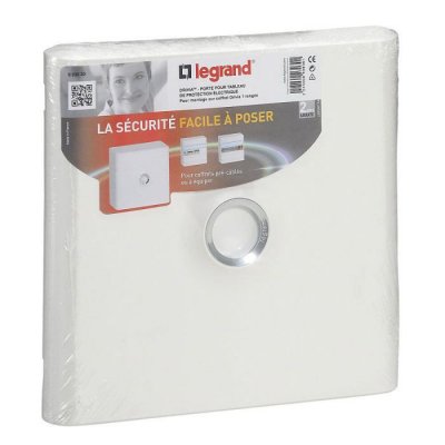 LEGRAND Porte pour coffret  DRIVIA - 1 rang&eacute;e - 13 modules - blanche