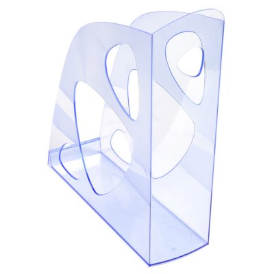 EXACOMPTA Porte-revues ECOMAG Linicolor bleu glac&eacute; transparent