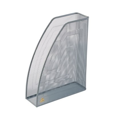 ALBA Porte revues en metal argent&eacute; - dos 7cm - 26x33,5x8,3 cm - ligne Mesh