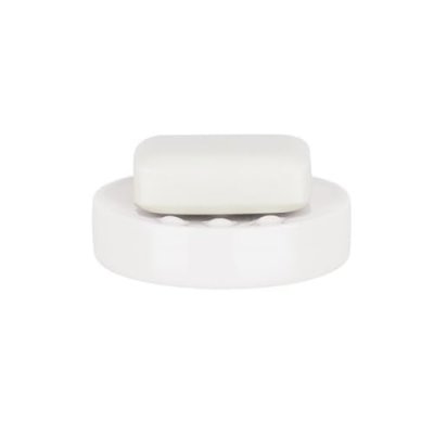 SPIRELLA Porte savon Porcelaine tube Blanc - Blanc - 