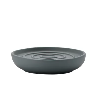 ZONE DENMARK Porte-savon rond Nova Gris Absolument Maison