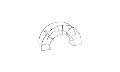 SAUVIC Porte-tuyau mural, 60 x 20 x 30 cm pour 100 m 3/4 ou 50 m 1