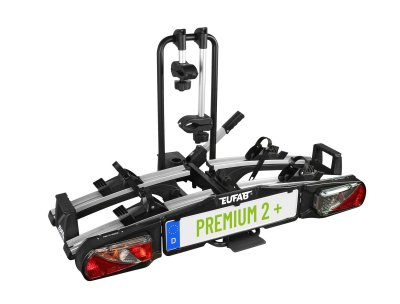 EUFAB Porte-v&eacute;los attelage sur plateforme  Premium 2 Plus 2 v&eacute;los ada