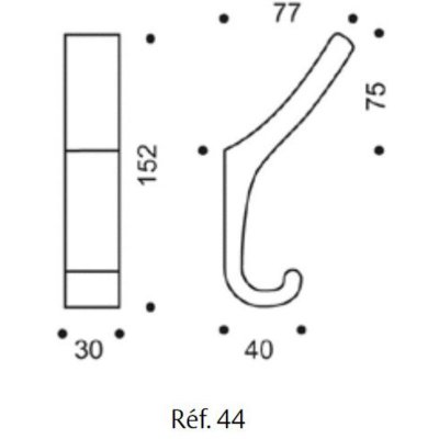 Porte-v&ecirc;tements BEZAULT - argent - 100256