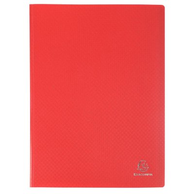 EXACOMPTA Porte-vues A4 -  - 40 vues - Rouge