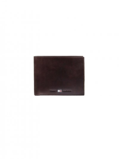 TOMMY HILFIGER Portefeuille &agrave; l'italienne Johnson marron - 