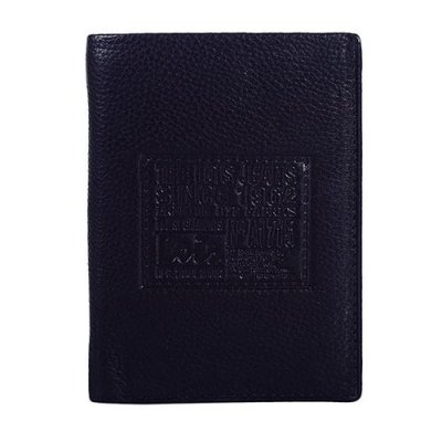 LOIS Portefeuille en cuir idaho noir 