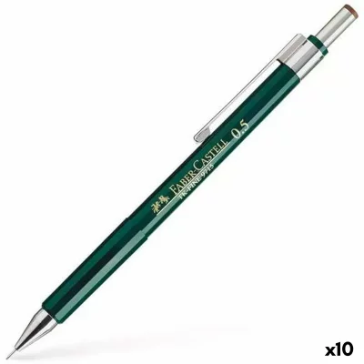 FABER CASTELL Portemines faber-castell tk-fine 9715 vert 0,5 mm 10 unit&eacute;s