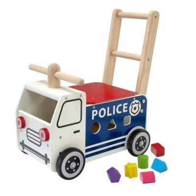 I M TOY Porteur - Pousseur -  - Porteur &eacute;volutif Le camion de police