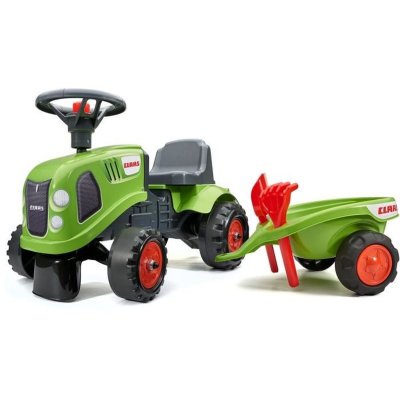 FALK Porteur Tracteur Claas Avec Remorque 