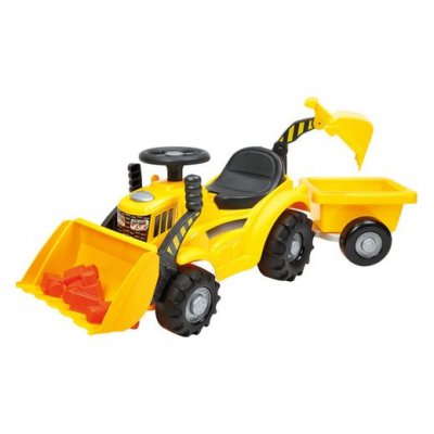  Porteur tractopelle ecoiffier abrick jaune des 12 mois ECO7850