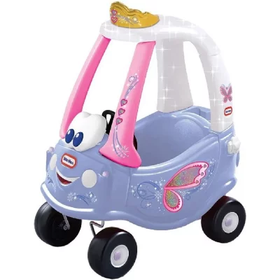 LITTLE TIKES Porteur Trotteur Cozy Coupe Fairy Voiture enfant Portes Kla on et Planch