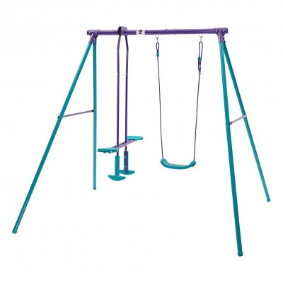 PLUM Portique double pivotant et planeur Helios Vert