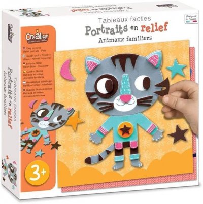 CREA LIGN Portrait en relief animaux familiers CL146