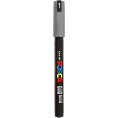 POSCA  marqueur de peinture &eacute;paisseur de la PC-1MRligne 0,7 mm argent