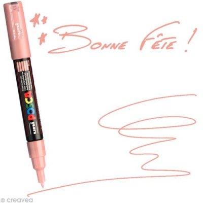 POSCA  Marqueur Pte conique extra-fine  PC1MC 0,7-1mm Rose Clair