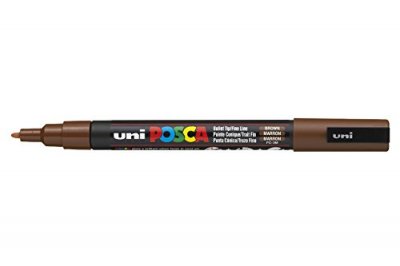 POSCA  Marqueur Pte conique fine  PC3M 0,9 - 1,3mm Marron