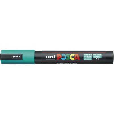 UNI BALL POSCA Marqueur Pte conique moyenne POSCA PC5M 1,8-2,5mm Vert Emeraude