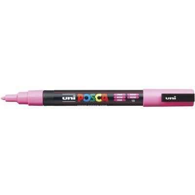 POSCA   marqueur &agrave; pigment pc-3m, rose noir