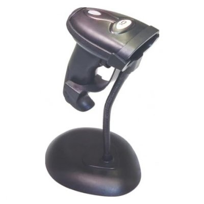 UNISEX Posiflex Scanner 10POS Lecteur de Codes-Barres Portable 1D Laser Noir