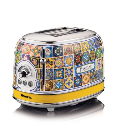 ARIETE Positano 0155/1P - Grille-pain - 2 tranche - 2 Emplacements 