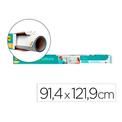 POST IT Post-it Tableau blanc adh&eacute;sif Flex Write Post-it - H 121,9 x L 91,4 cm