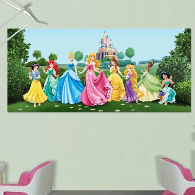 AG DESIGN Poster g&eacute;ant Ch&acirc;teau et Princesses Disney