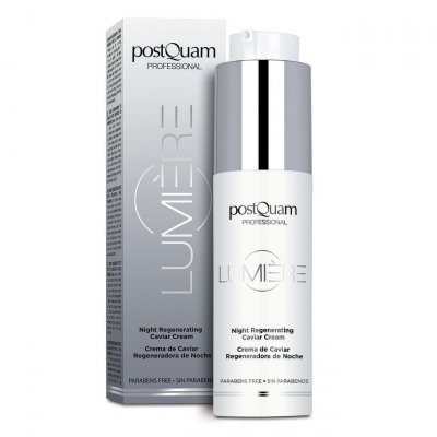 POSTQUAM  Lumiere Night Regenerating Caviar Cream 50ml Blanc 50 ml