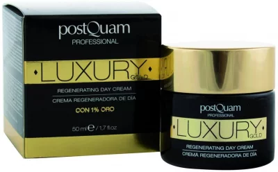 POSTQUAM  Luxury Gold Cr&egrave;me R&eacute;g&eacute;n&eacute;ratrice Jour 50 ml