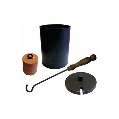 OUTILS ET NATURE Pot allume-feu H14 cm (15,6 avec couvercle) &oslash;11 cm