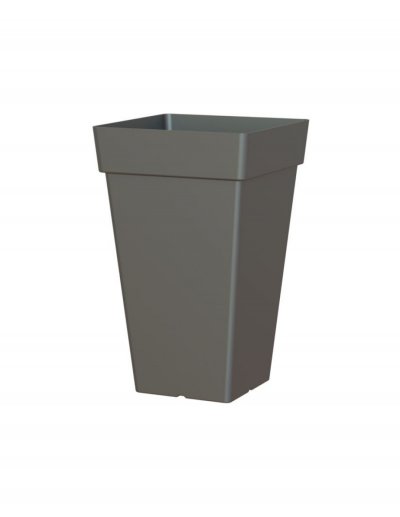 ARTEVASI Pot Capri CARR&Eacute; Haut 50CM Anthracite