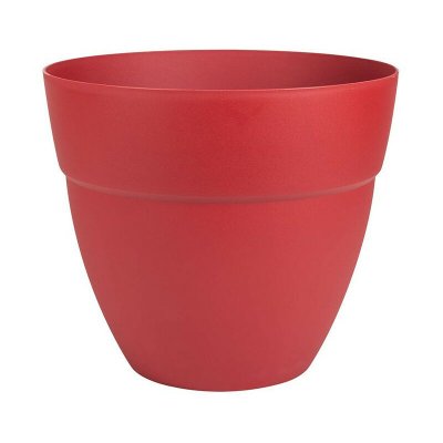 EDA Pot de fleur  Cancun diam&egrave;tre 40 cm Rouge rubis