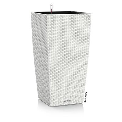LECHUZA Pot de fleur  Cubico Cottage 40 - kit complet, blanc 