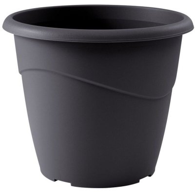 EDA Pot de fleur Marina &Oslash;40x33,7cm non per&ccedil;&eacute; - 23L - Gris anthracite