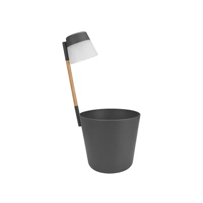 ELHO Pot de fleurs rond Flower Light &Oslash; 27 x H.61 cm - Gris