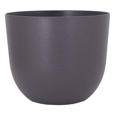 ARTEVASI Pot De Fleurs Rond &Oslash;50 Cm Finition Mate Vulcain -  - - Jardin > Pots Et Jardini&egrave;res