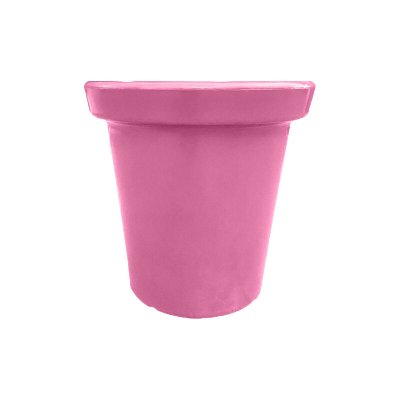PLAST UP ROTOMOULAGE Pot de fleurs rond xxl delight 75L-Rose-60cm - Rose