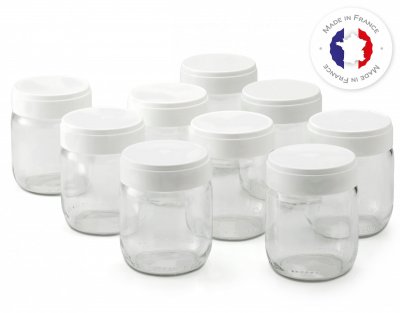 LAGRANGE Pot  lot de 9 pots yaourti&egrave;re