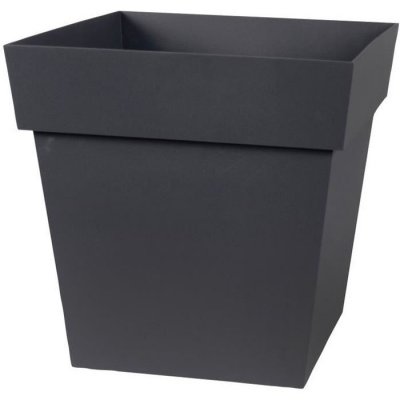 EDA Pot polypropyl&egrave;ne pot  L.32 x l.32 x H.32 cm anthracite 