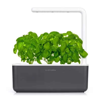 CLICK AND GROW Potager d'int&eacute;rieur connect&eacute;  Smart Garden 3 Gris