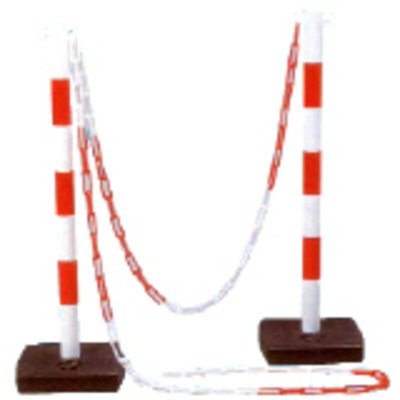 OUTIFRANCE Poteau Signalisation Pour Cha&icirc;ne Plastique S/socle