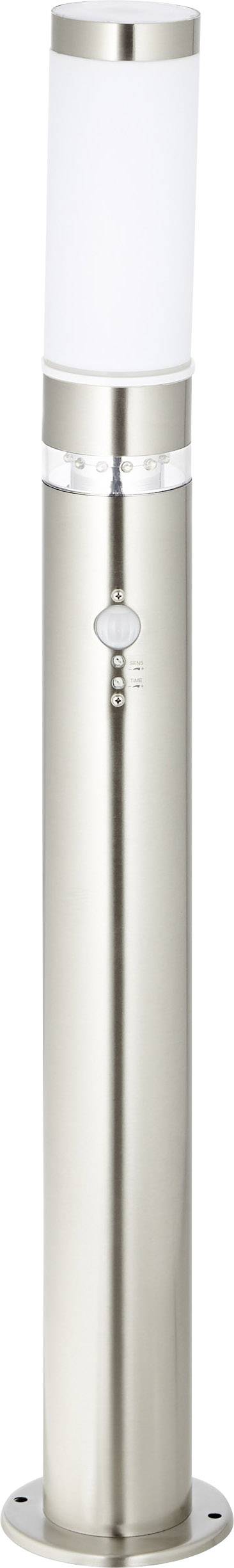 BRILLIANT Potelet avec d&eacute;tecteur bole couleur acier led int&eacute;gr&eacute; BRI4004353133756