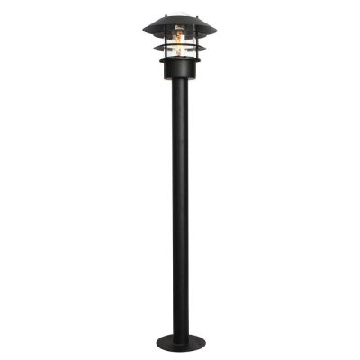 ELSTEAD LIGHTING Potelet ext&eacute;rieur e27 max 60W noir Helsingor ELSTEAD
