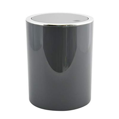 MSV Poubelle &agrave; bascule pp kamaka 6L Gris - Gris - 