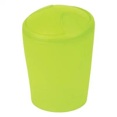 SPIRELLA Poubelle &agrave; bascule pp move 2L Frosty Vert Kiwi - Vert - 
