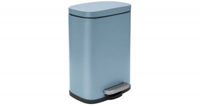 SPIRELLA Poubelle &agrave; p&eacute;dale Acier akira 5L Fog Mat - Bleu - 