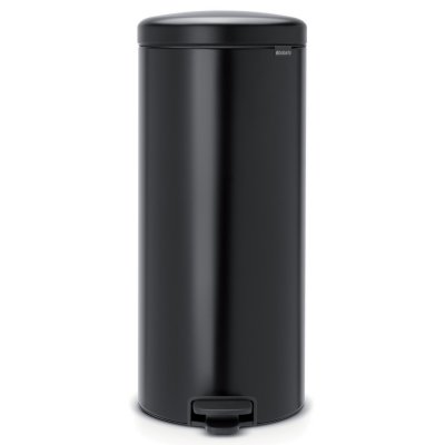 BRABANTIA Poubelle &agrave; p&eacute;dale New Icon noir mat 30L