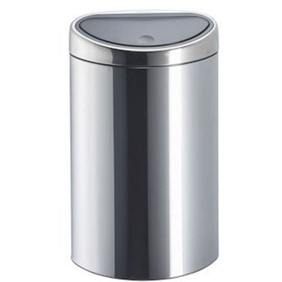 BRABANTIA Poubelle  Touch Bin New Brilliant Steel 40 l Argent