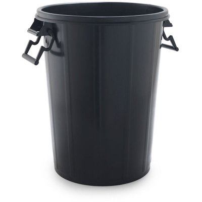 ULISES Poubelle couleur noire 100 litres sans couvercle sp berner